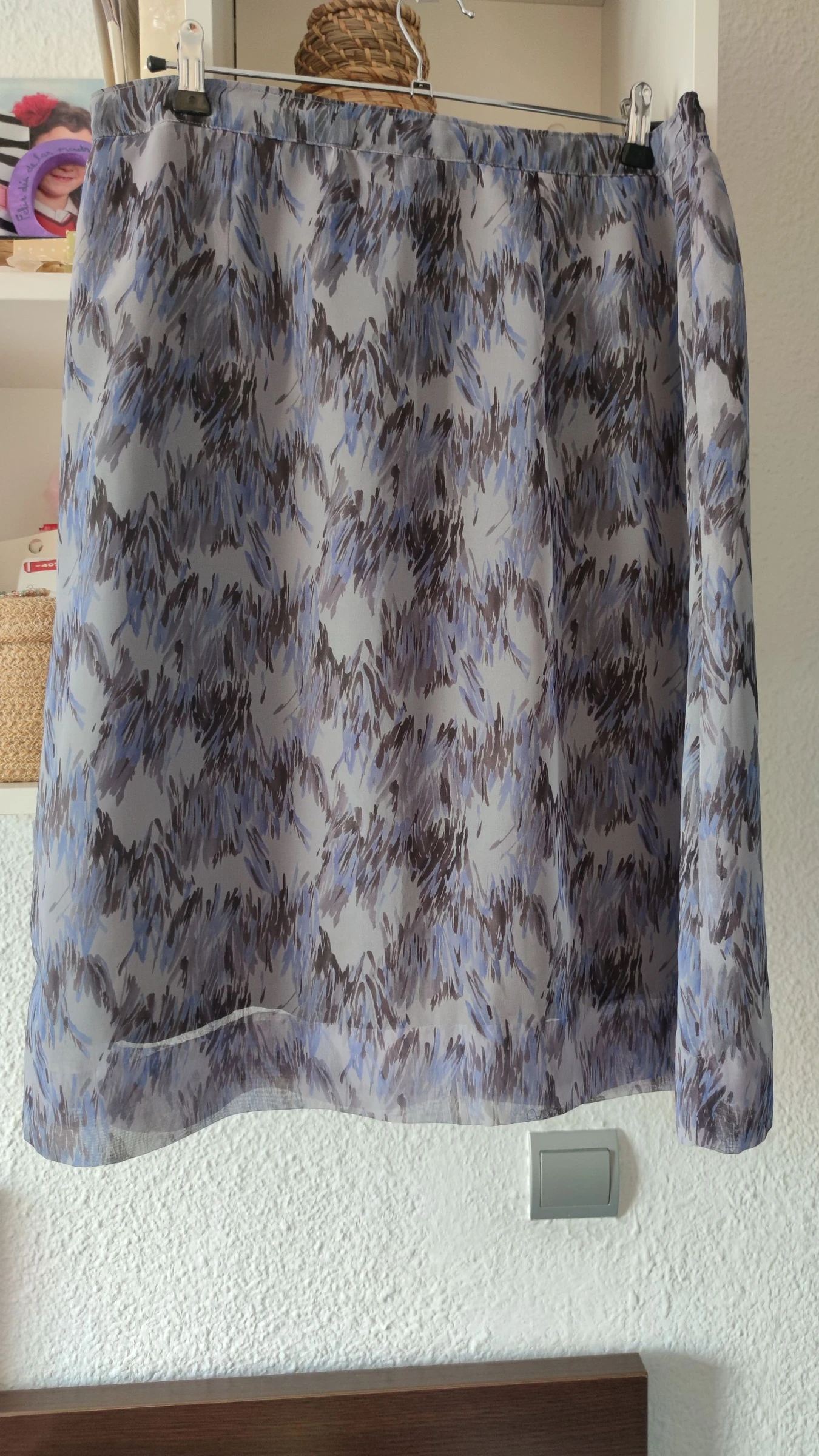 Saia MIDI de chiffon Vintage Tamanho XXL ou 44 – photo 2